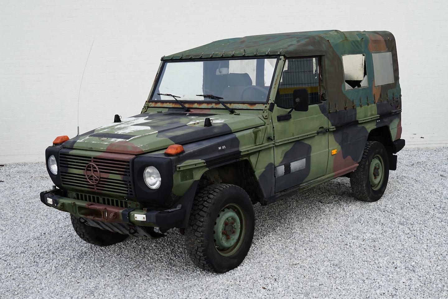 Mercedes-Benz G-klasse - 250 GD Lang softtop Legervoertuig, Technisch in orde - AutoWereld.nl