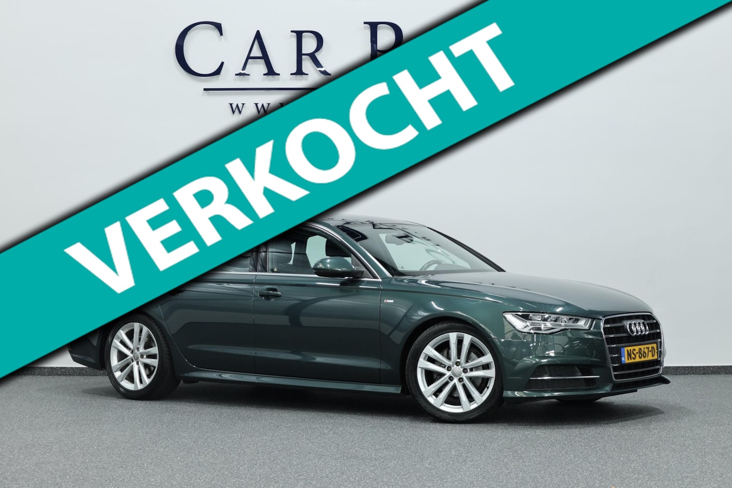 Audi A6 Limousine - 1.8 TFSI S-line FACELIFT/LED/HALF LEDER+S.VERWARMING/19"LMV/CAM/CRUISE/ACC/12 MND GARANTIE - AutoWereld.nl