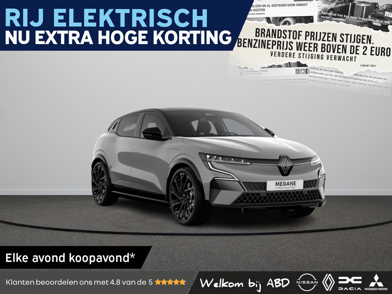 Renault Mégane E-Tech - Esprit Alpine Comfort range | Adaptive Cruise Control | Adaptive Vision LED koplampen met - AutoWereld.nl