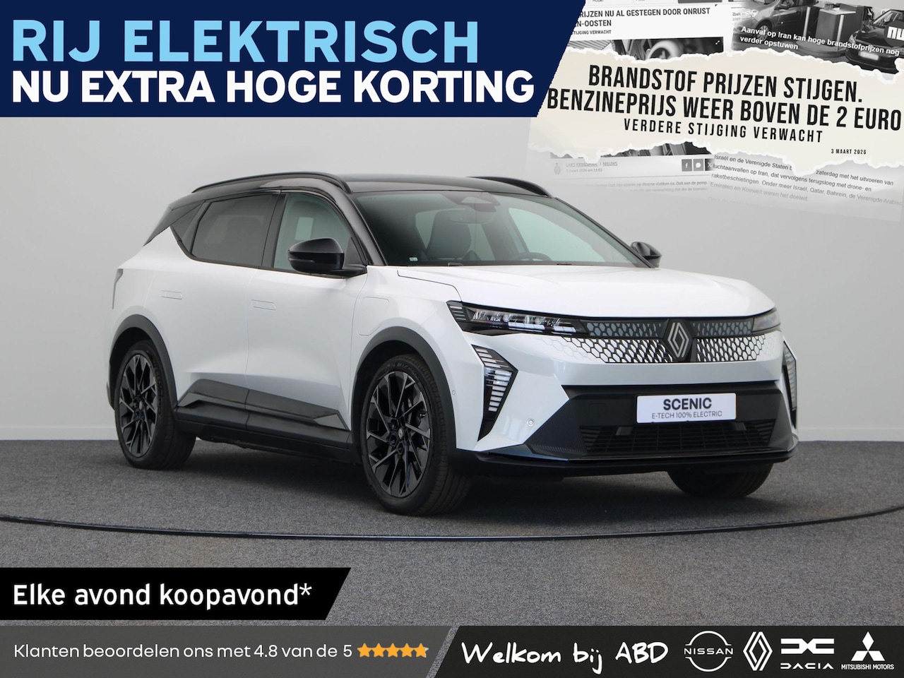 Renault Scenic E-Tech - esprit Alpine Long range | 20” lichtmetalen wielen ‘Speedway’ | Achteruitrijcamera | Adapt - AutoWereld.nl