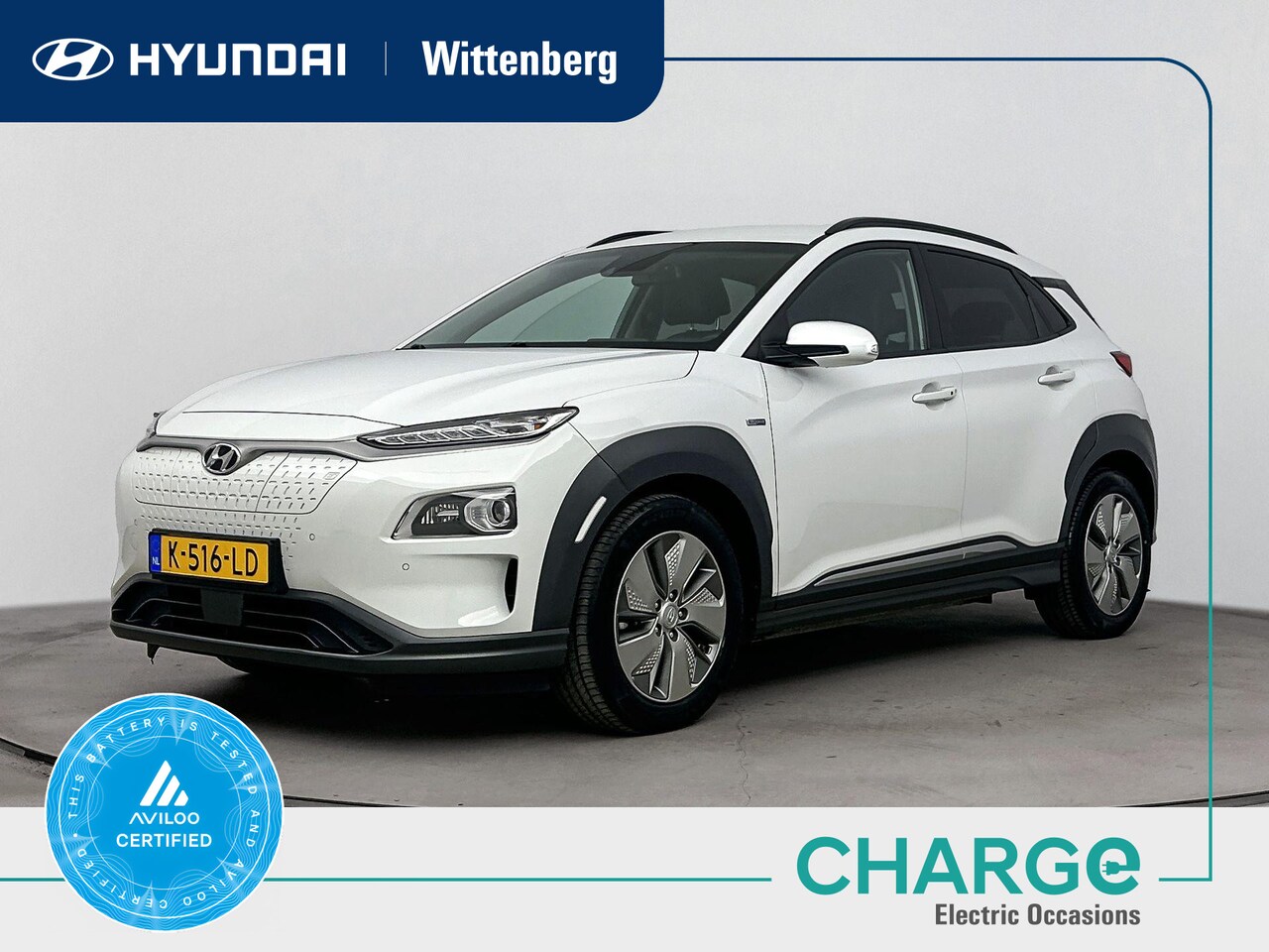 Hyundai Kona Electric - EV Limited 64 kWh Premium | SoH 95% | Warmtepomp | Leer | Stoel + stuurverwarming | Head-u - AutoWereld.nl