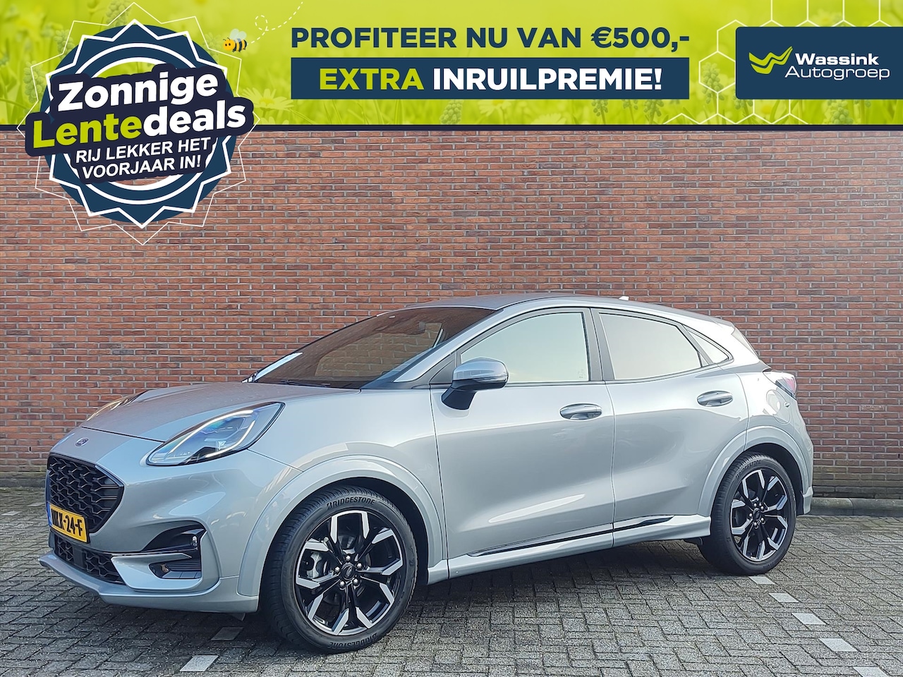 Ford Puma - 1.0i Eco Hybrid 125pk Automaat ST-Line | WINTERSALE I 18'' velgen | B&O Audio| Navigatie | - AutoWereld.nl