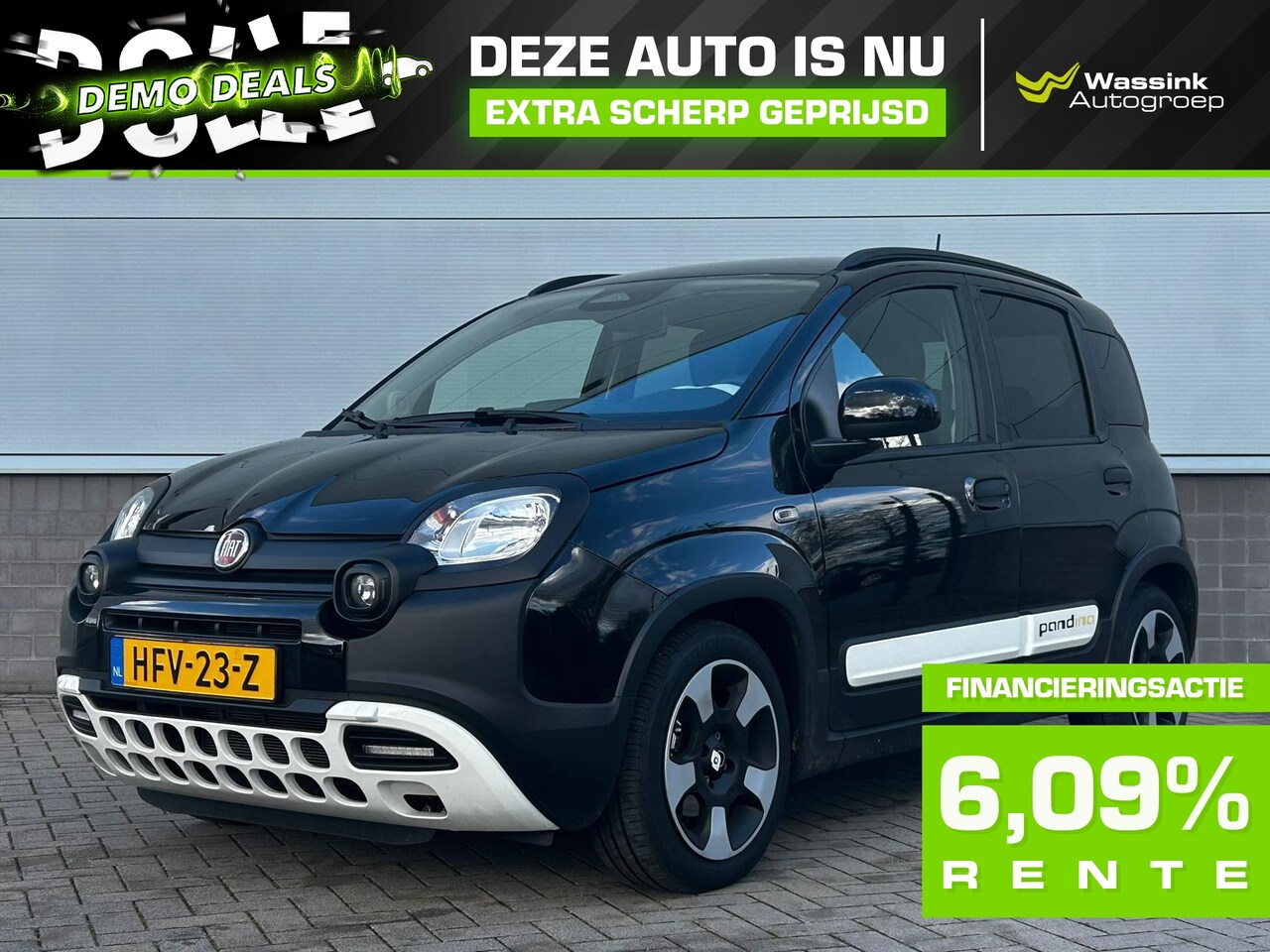 Fiat Panda - DEMO DEAL | Pandina 1.0 70pk Hybrid | Navigatie via app | Airco | Cruise Control | Parkeer - AutoWereld.nl