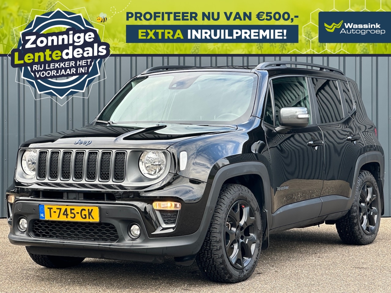 Jeep Renegade - 1.3T 4xe 240pk Plug-in Hybrid 4WD Aut S | LENTEDEALS | Stoel- & Stuurverwarming | Sensoren - AutoWereld.nl