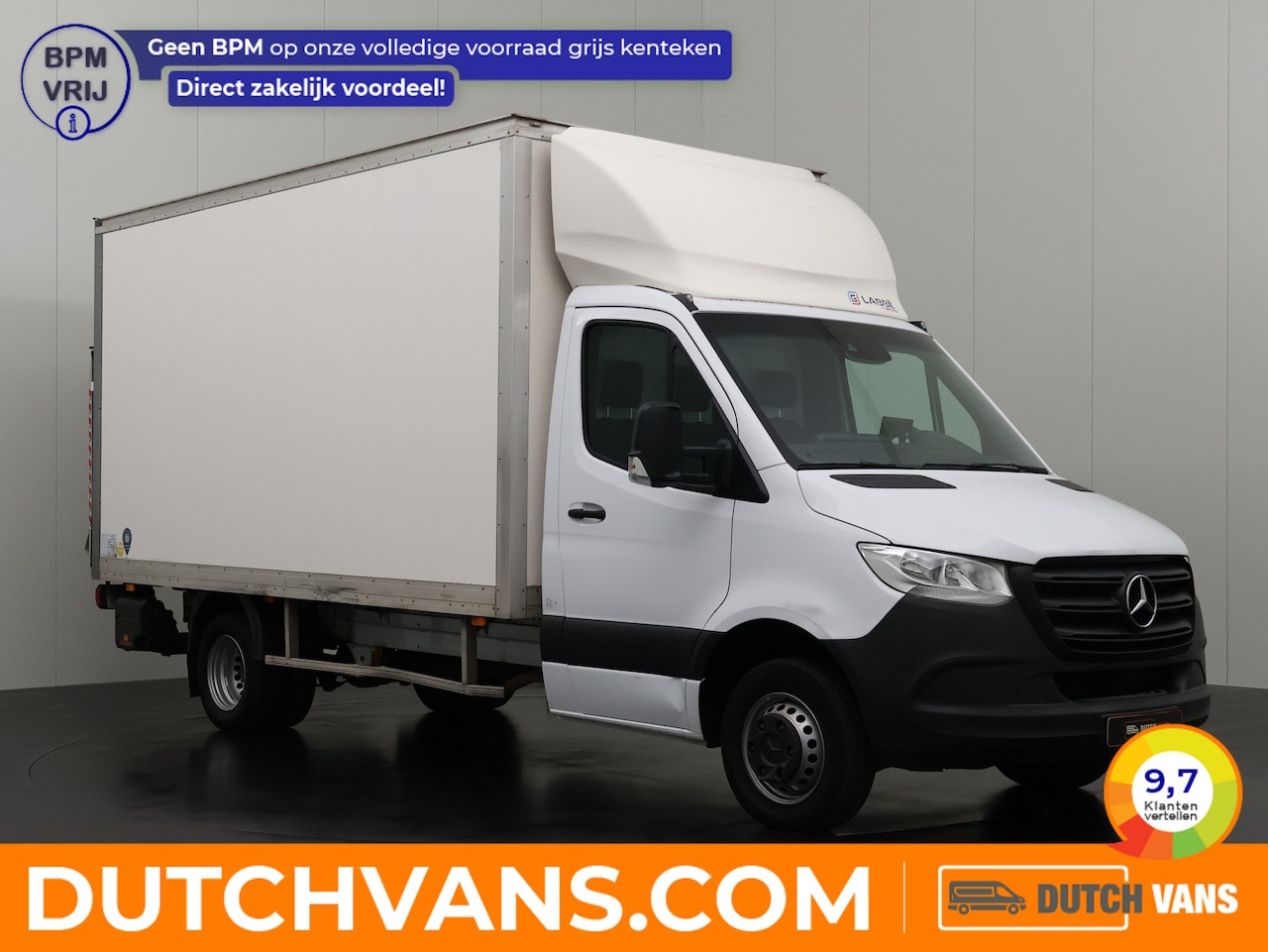 Mercedes-Benz Sprinter - 515CDI 9G-Tronic Automaat Bakwagen+Laadklep | Airco | Cruie | 3-Zits - AutoWereld.nl