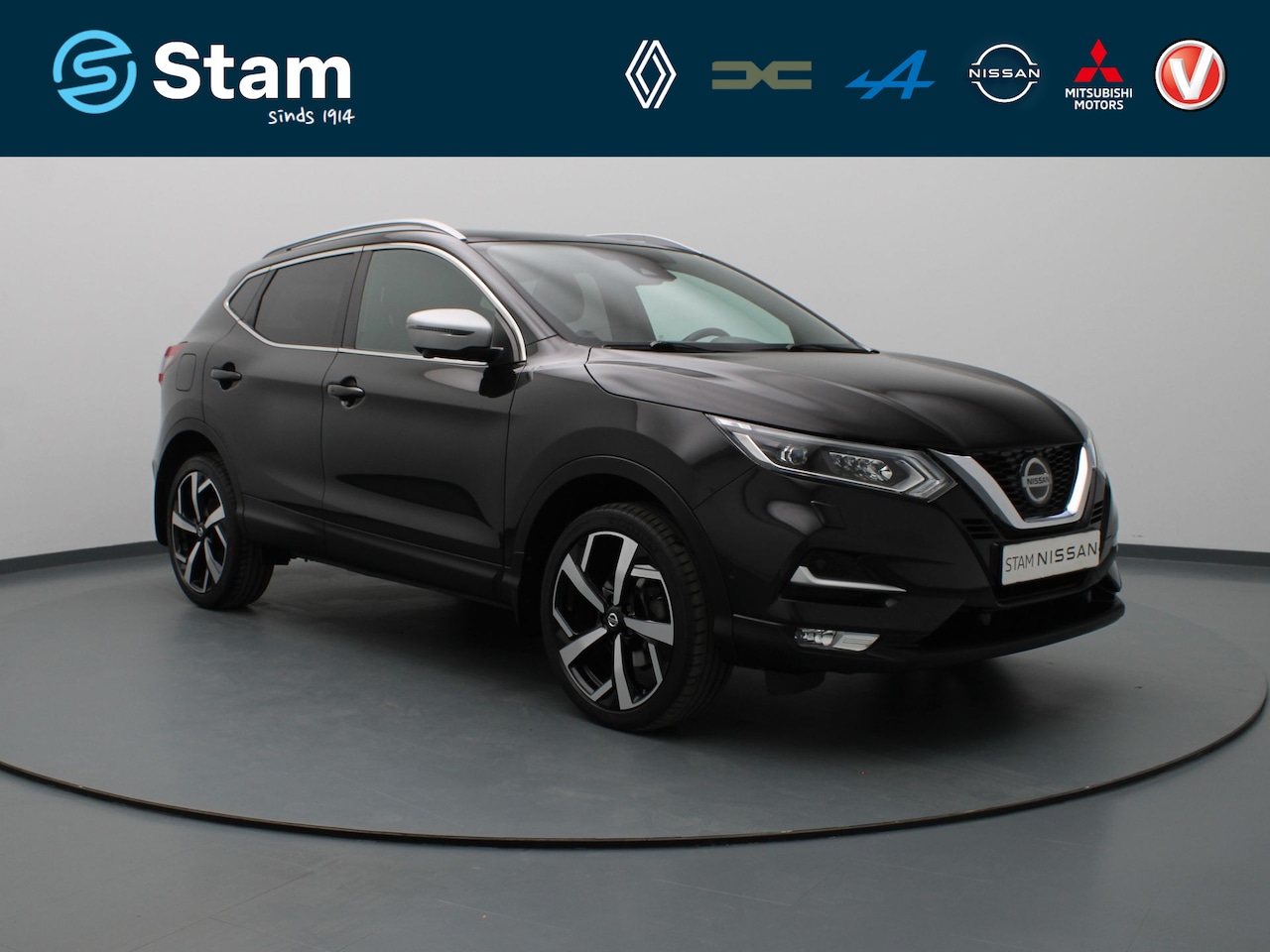 Nissan Qashqai - 1.3 DIG-T Tekna + BOSE | 360° Camera | Parkeersens. v+a | Stoel-/voorruitverw. | Panoramad - AutoWereld.nl