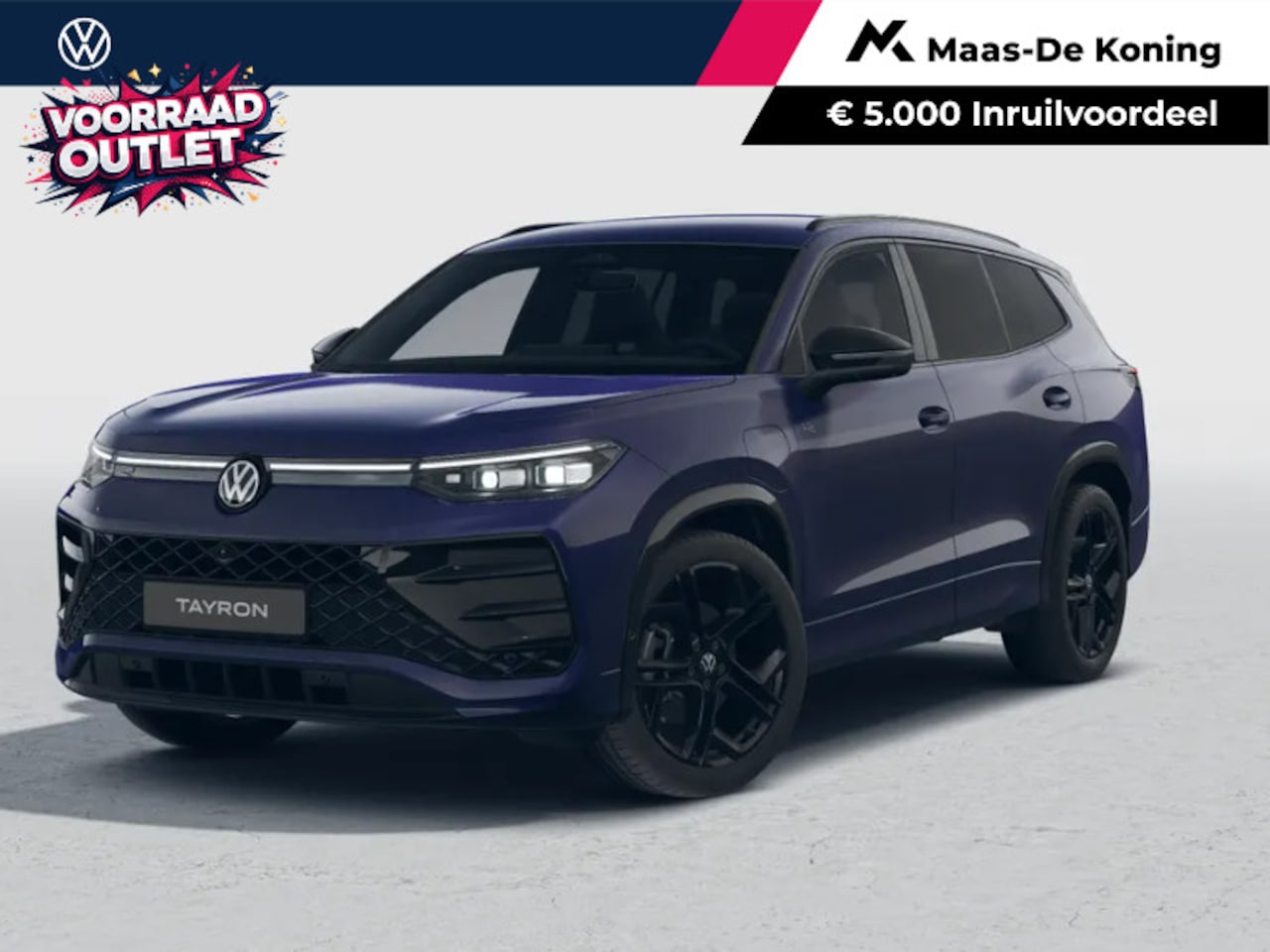 Volkswagen Tayron - R-Line Edition 1.5 eHybrid 272 PK 6 versn. DSG · Black Style Pakket · Panoramaschuif-kante - AutoWereld.nl