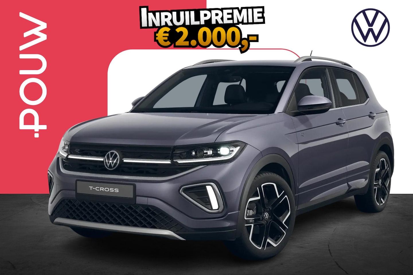 Volkswagen T-Cross - 1.0 TSI 115pk DSG R-Line Edition | Trekhaak - AutoWereld.nl