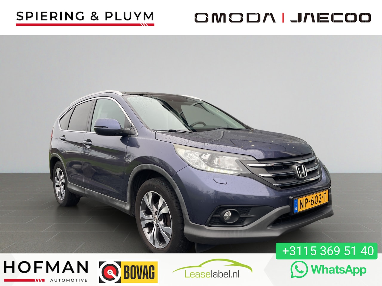 Honda CR-V - 2.0 AWD Executive Leder | Stoelgeheugen | Pano | Keyless | Cruise - AutoWereld.nl