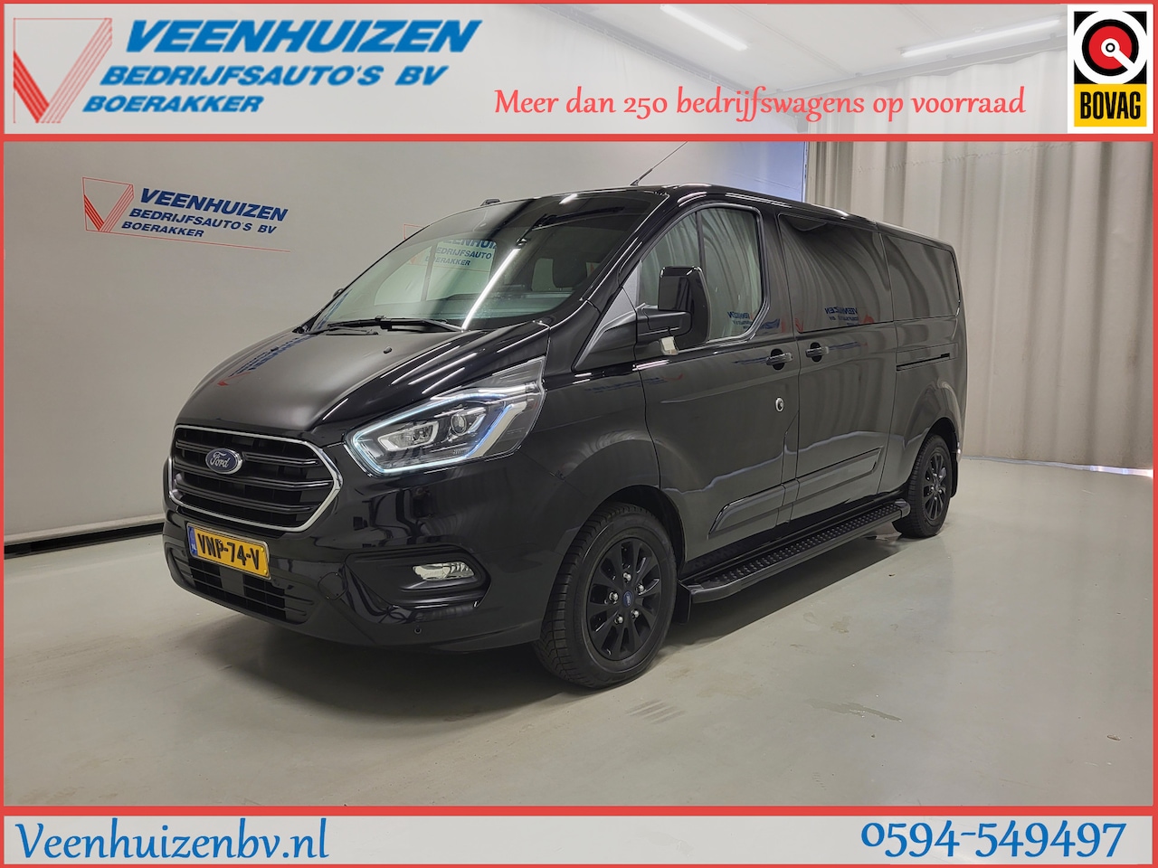 Ford Transit Custom - 2.0TDCI L2/H1 Dubbele Cabine Automaat Euro 6! - AutoWereld.nl