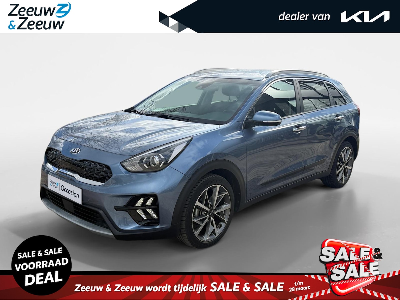 Kia Niro - 1.6 GDi Hybrid DynamicPlusLine STOELVERWARMING | STUURVERWARMING | CLIMATE CONTROL | RESTE - AutoWereld.nl