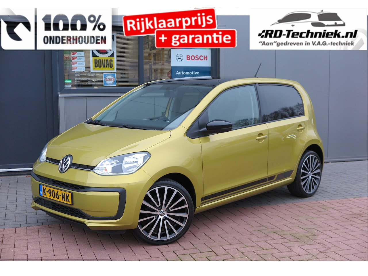 Volkswagen Up! - 1.0 BMT 44kw 60pk move up! Navi via Maps & more ,Bleutooth telefoon, Lichtmetalen velgen 1 - AutoWereld.nl