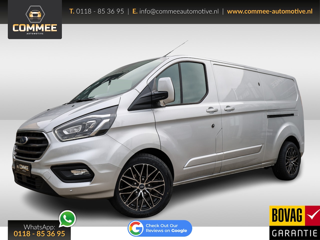 Ford Transit Custom - 170PK L2H1 Limited Automaat ACC I 2xschuifd. I Trekhaak I CAM I Xenon - AutoWereld.nl