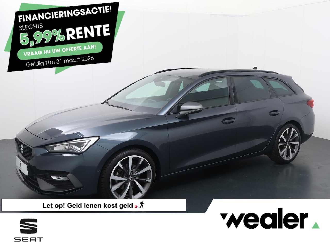 SEAT Leon Sportstourer - 1.5 TSI FR Launch Edition | 150 PK | Beats audio | Virtual pedal achterklep | Voorstoelen - AutoWereld.nl