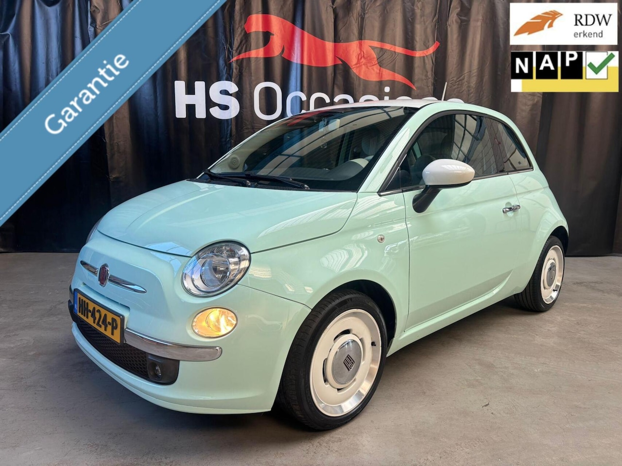 Fiat 500 - 0.9 TwinAir Turbo Vintage '57 Airco Leder PDC A - AutoWereld.nl