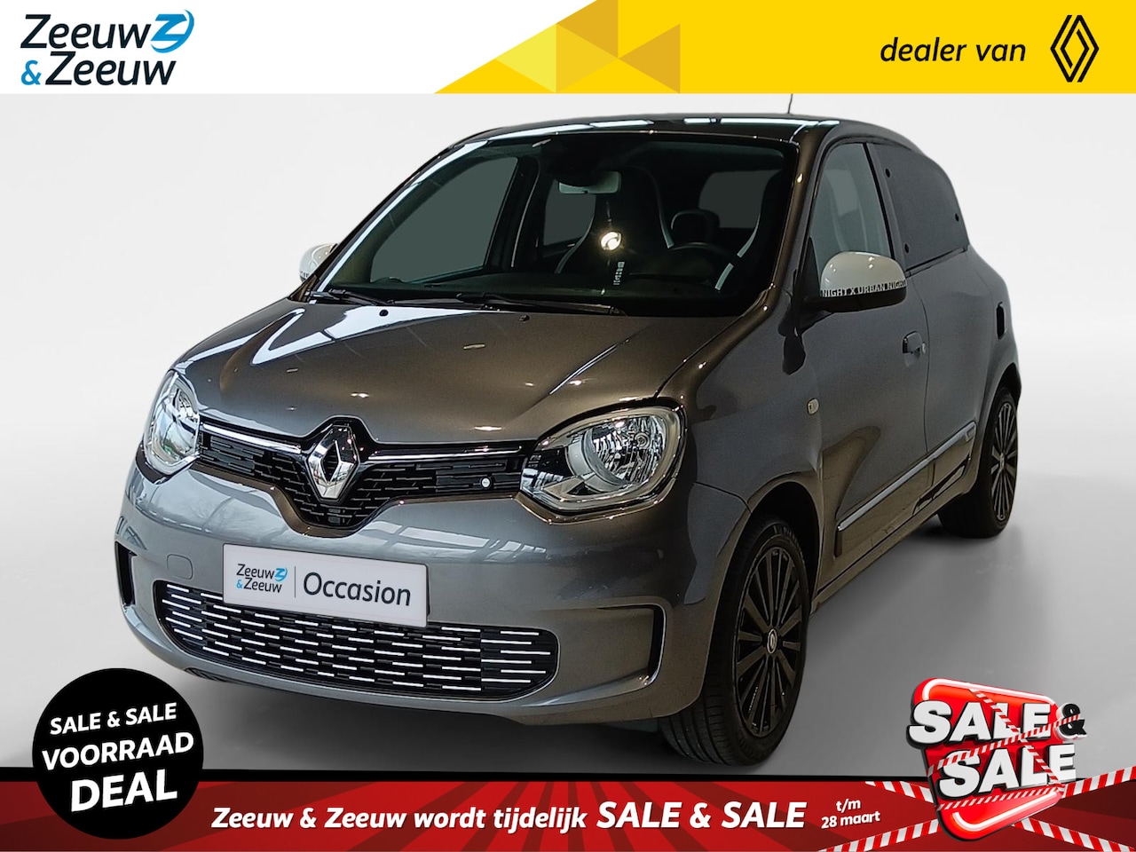 Renault Twingo Z.E. - R80 Urban Night Navigatie | Cruise control | Nette auto - AutoWereld.nl
