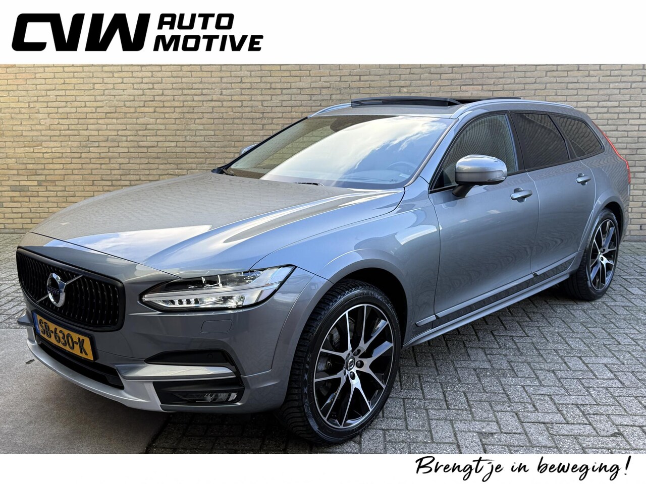 Volvo V90 Cross Country - 2.0 D5 235pk | Panoramadak | Leder interieur | 360 camera | Adaptieve cruise | Pilot assit - AutoWereld.nl