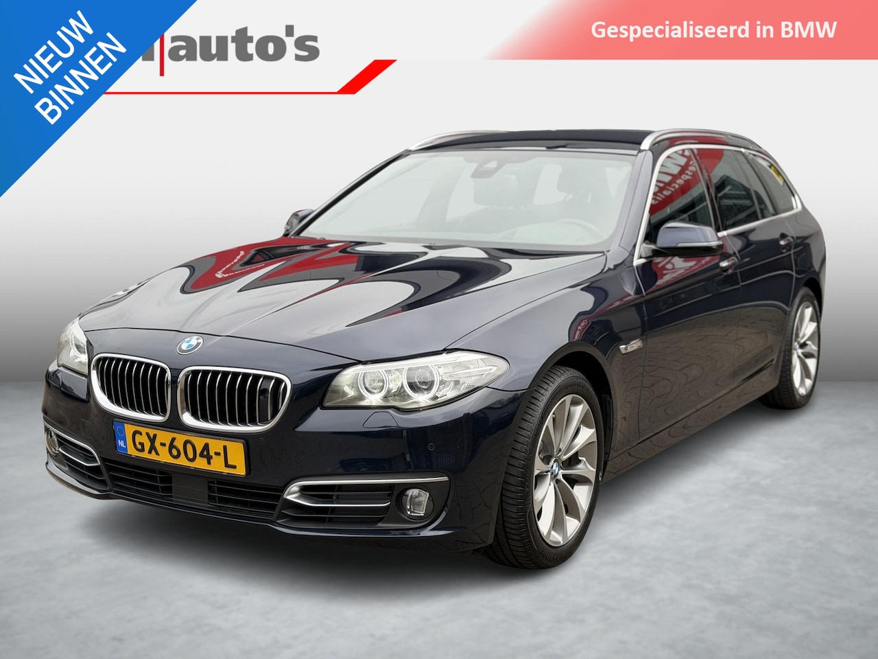 BMW 5-serie Touring - 528i High Exec. Org NL 1ste eigenaar NIGHTVISION - AutoWereld.nl