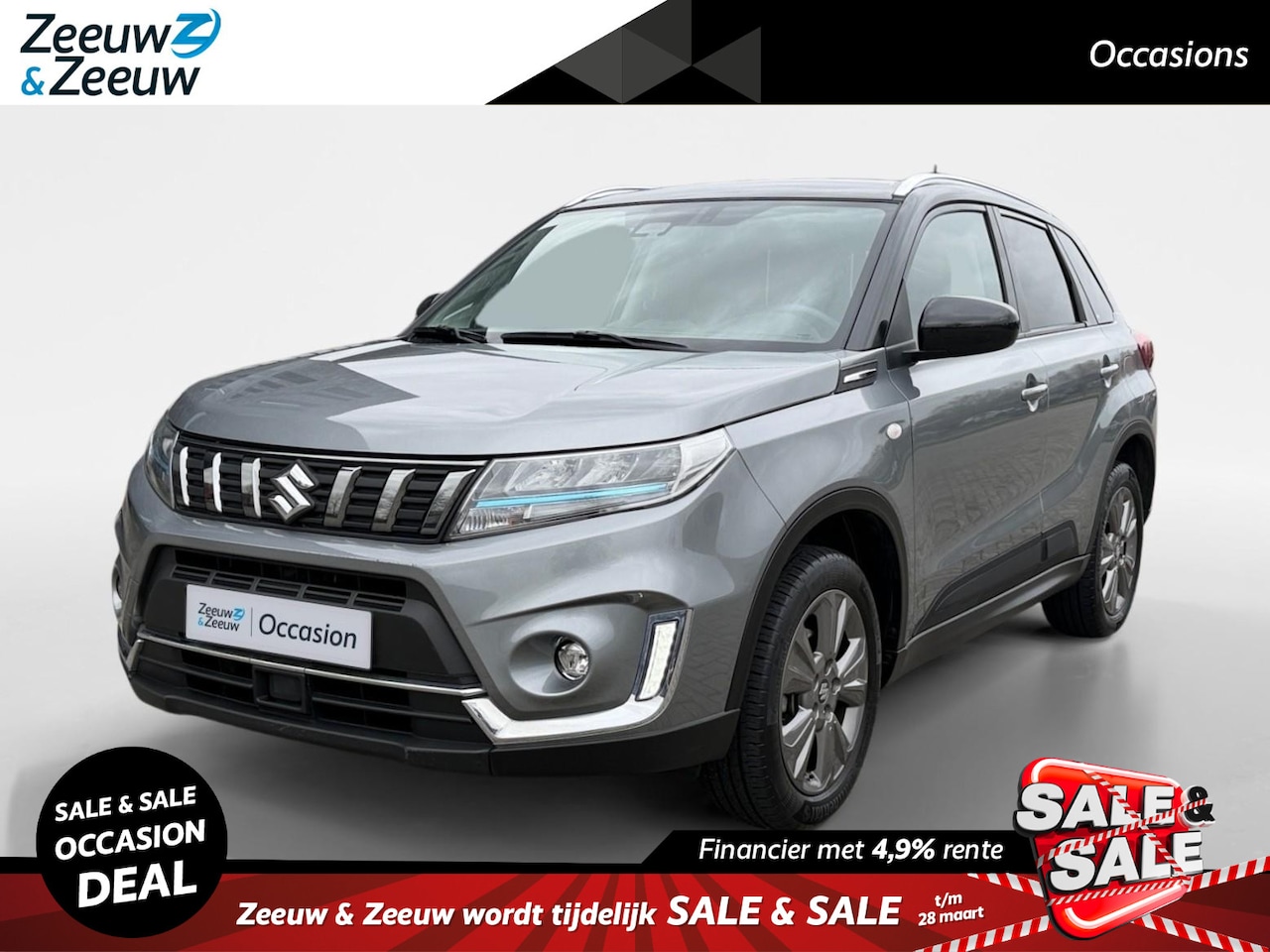 Suzuki Vitara - 1.5 Hybrid Select Automaat | Apple CarPlay/Android Auto | Camera | Adaptive Cruise Control - AutoWereld.nl
