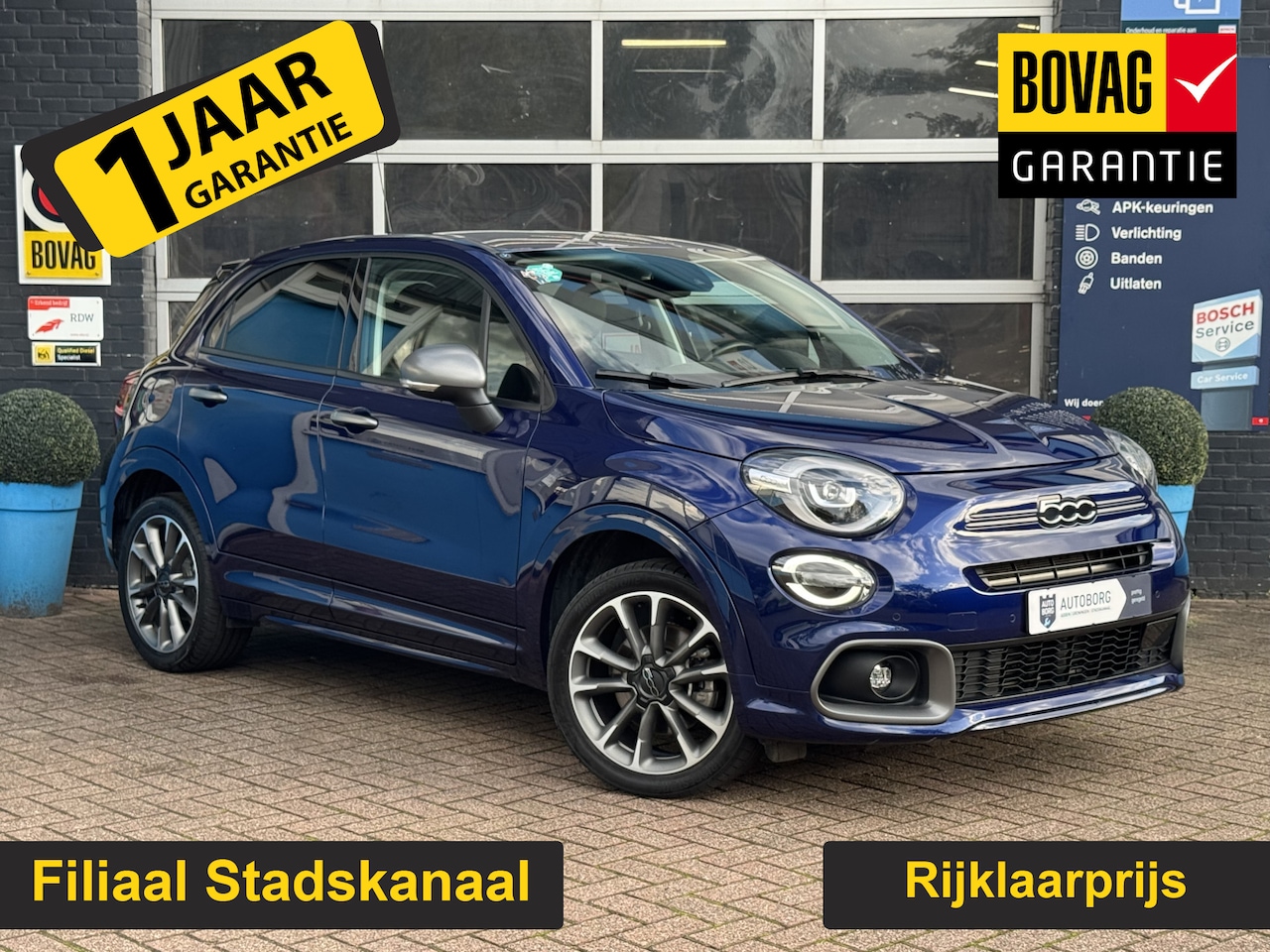 Fiat 500 X - 1.5 Hybrid Sport | Apple Carplay & Android Auto | Automatische airconditioning | Autonomou - AutoWereld.nl