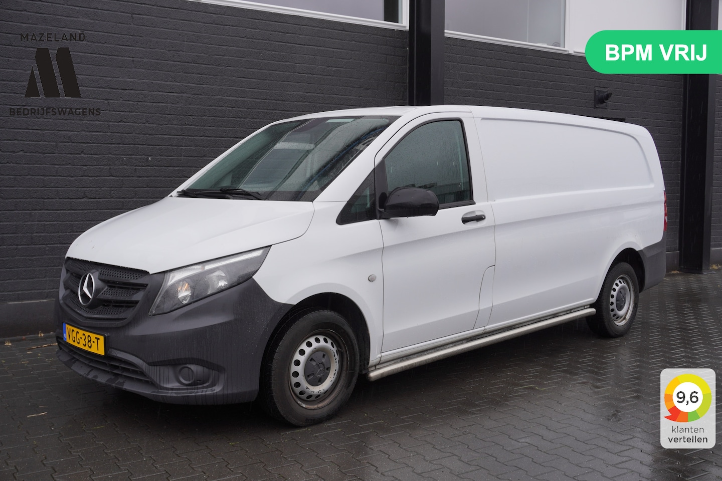 Mercedes-Benz Vito - 110 CDI Extra Lang EURO 6 - Airco - Camera - Laadbrug - € 13.499,- Excl. - AutoWereld.nl
