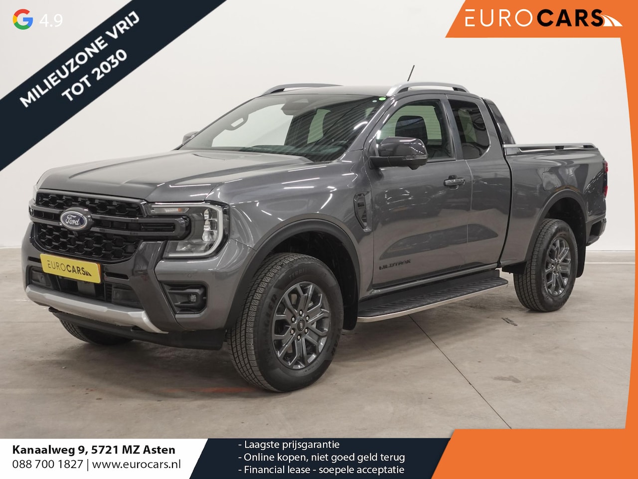 Ford Ranger - 2.0 EcoBlue Wildtrak Supercab Automaat Airco Trekhaak Cruise Control Apple Carplay/Android - AutoWereld.nl