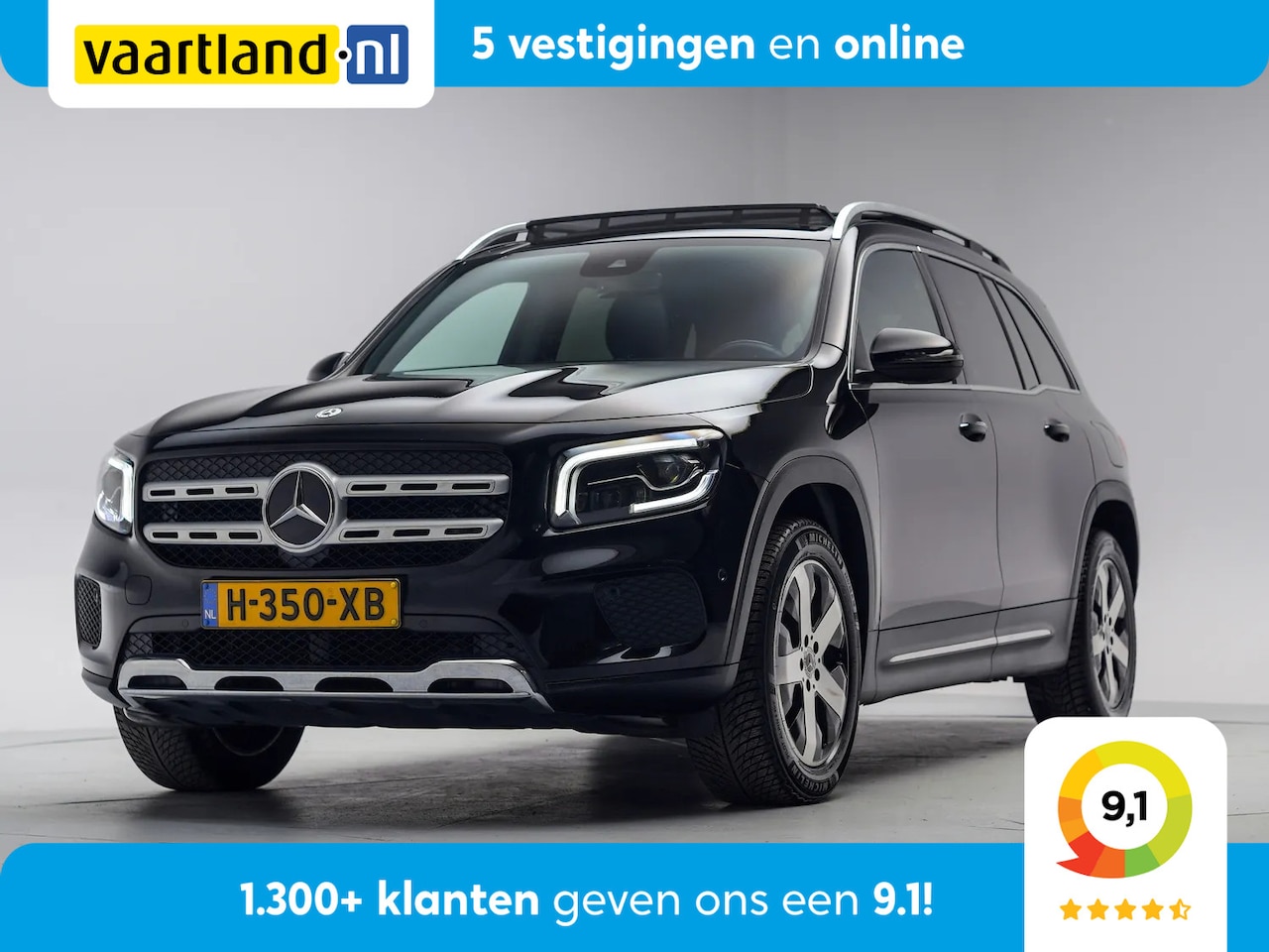 Mercedes-Benz GLB - 200 Premium Plus 7p. Aut. [ Panoramadak Sfeerverlichting Memory Leder ] - AutoWereld.nl