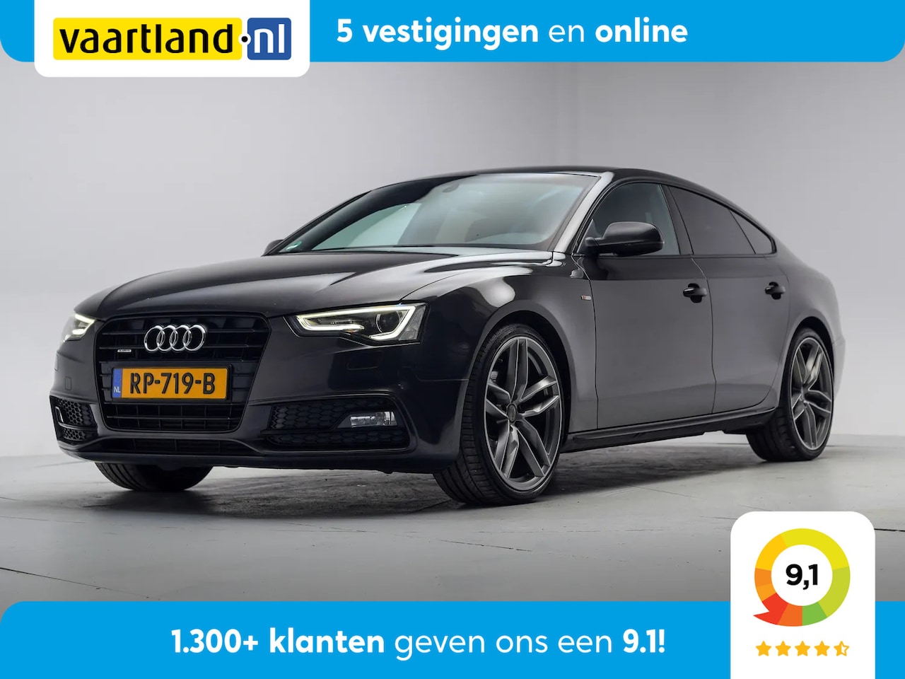 Audi A5 Sportback - 2.0 TFSI Quattro 224pk S-Line Aut. [ Xenon B&O Navi Camera ] - AutoWereld.nl