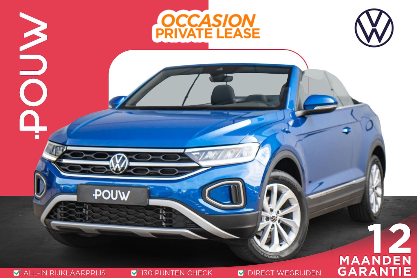 Volkswagen T-Roc Cabrio - 1.5 TSI 150pk DSG Style | Apple Carplay/Android Auto | Adaptive Cruise - AutoWereld.nl