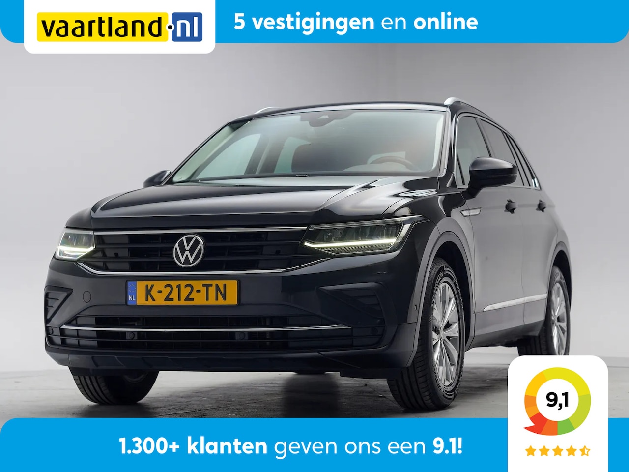 Volkswagen Tiguan - 1.5 TSI Life Business [ Navi Virtual Adapt.cruise Trekhaak ] - AutoWereld.nl