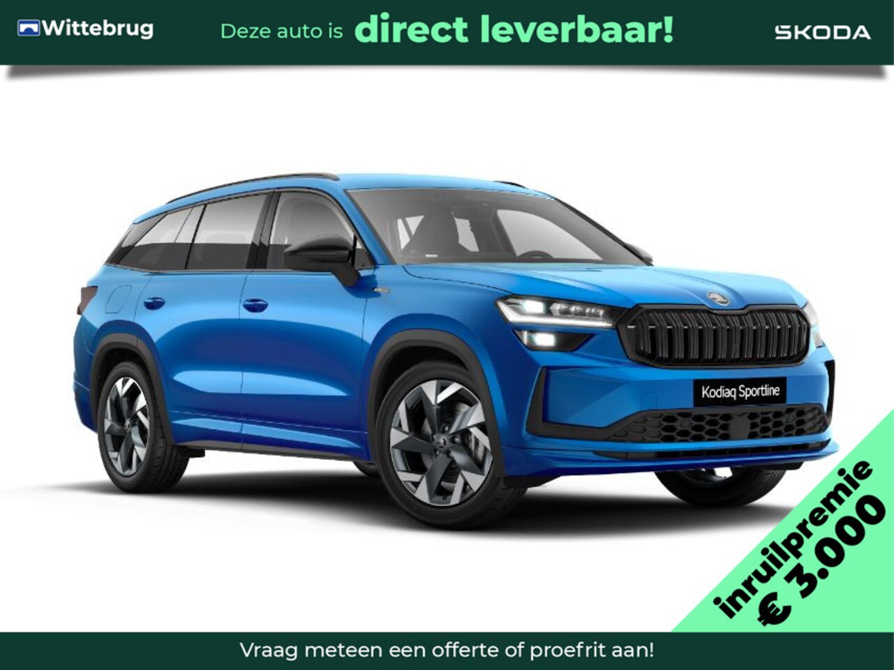 Skoda Kodiaq - 1.5 TSI PHEV Sportline Business / Comfortpakket / Trekhaak / Winterpakket / Schuif kantel - AutoWereld.nl