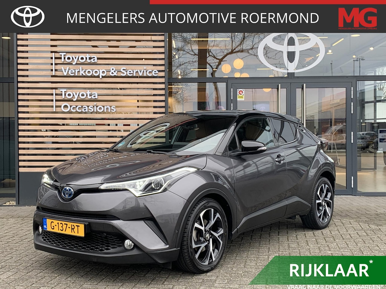 Toyota C-HR - 1.8 Hybrid Business Intro | Rijklaar | Navigatie | Stoelverwarming | Leder - AutoWereld.nl