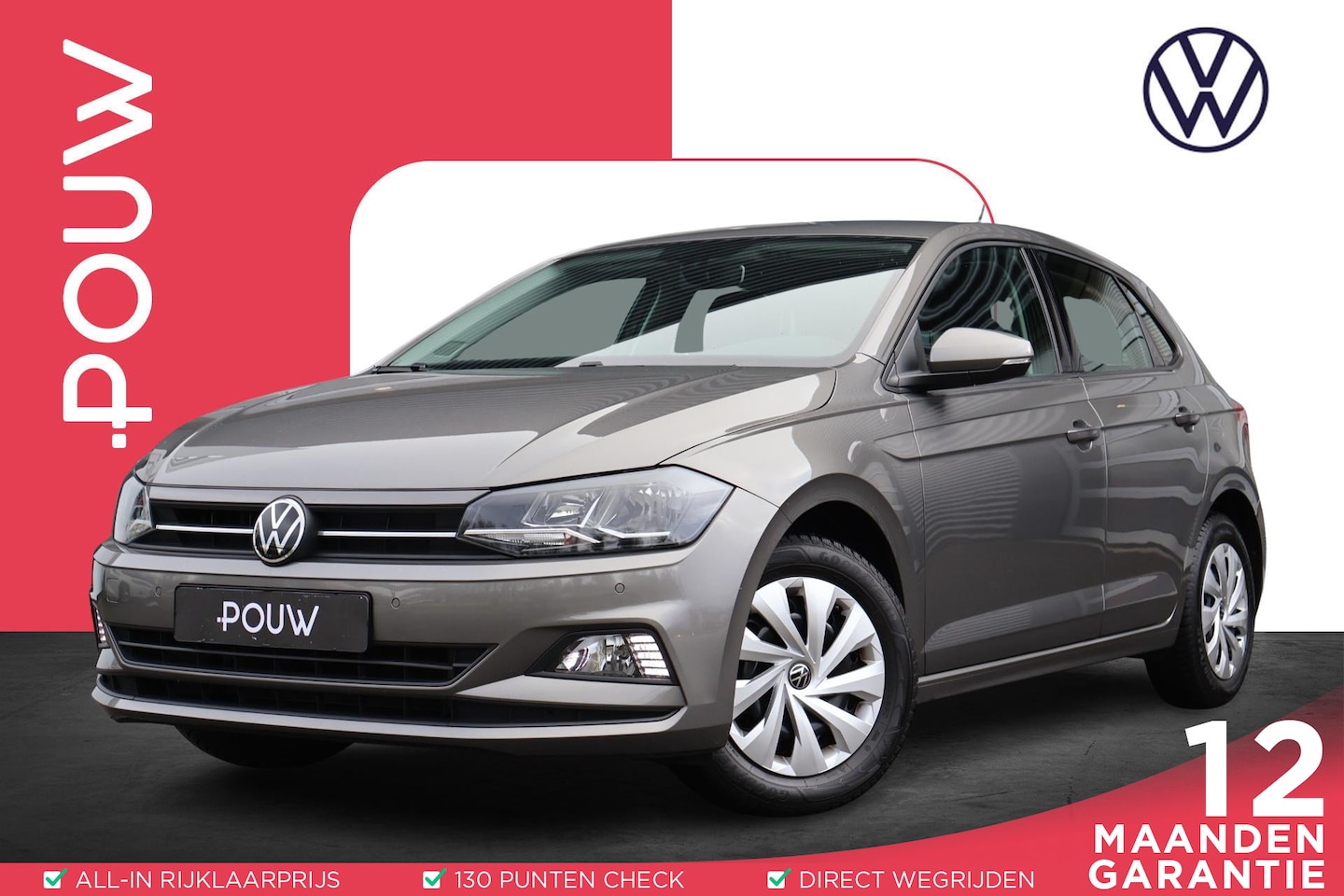 Volkswagen Polo - 1.0 TSI 95pk Comfortline | Apple CarPlay & Android Auto | Navigatie | Allseason Banden - AutoWereld.nl