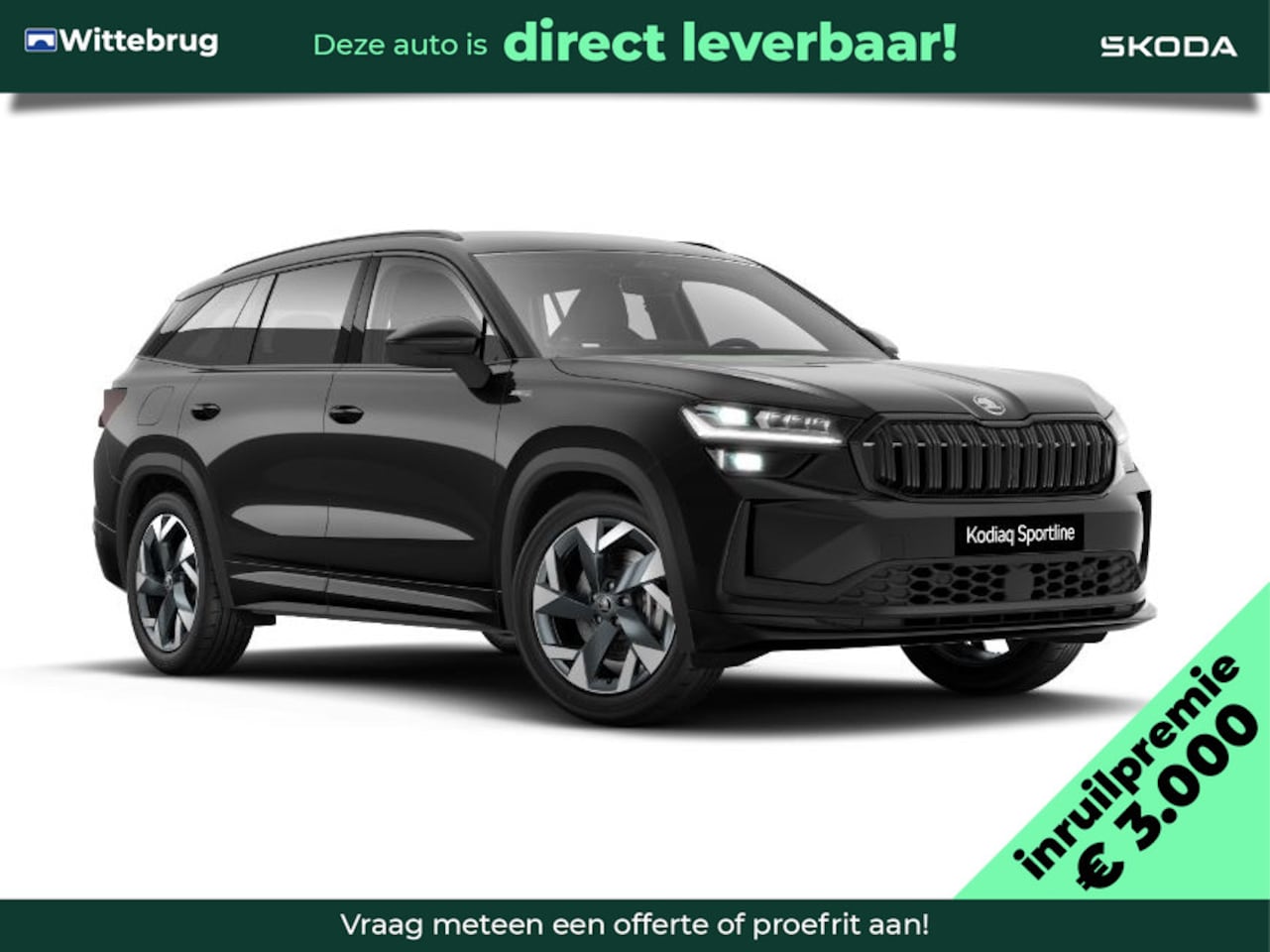 Skoda Kodiaq - 1.5 TSI PHEV Sportline Business / Comfortpakket / Trekhaak / Schuif kantel dak / - AutoWereld.nl