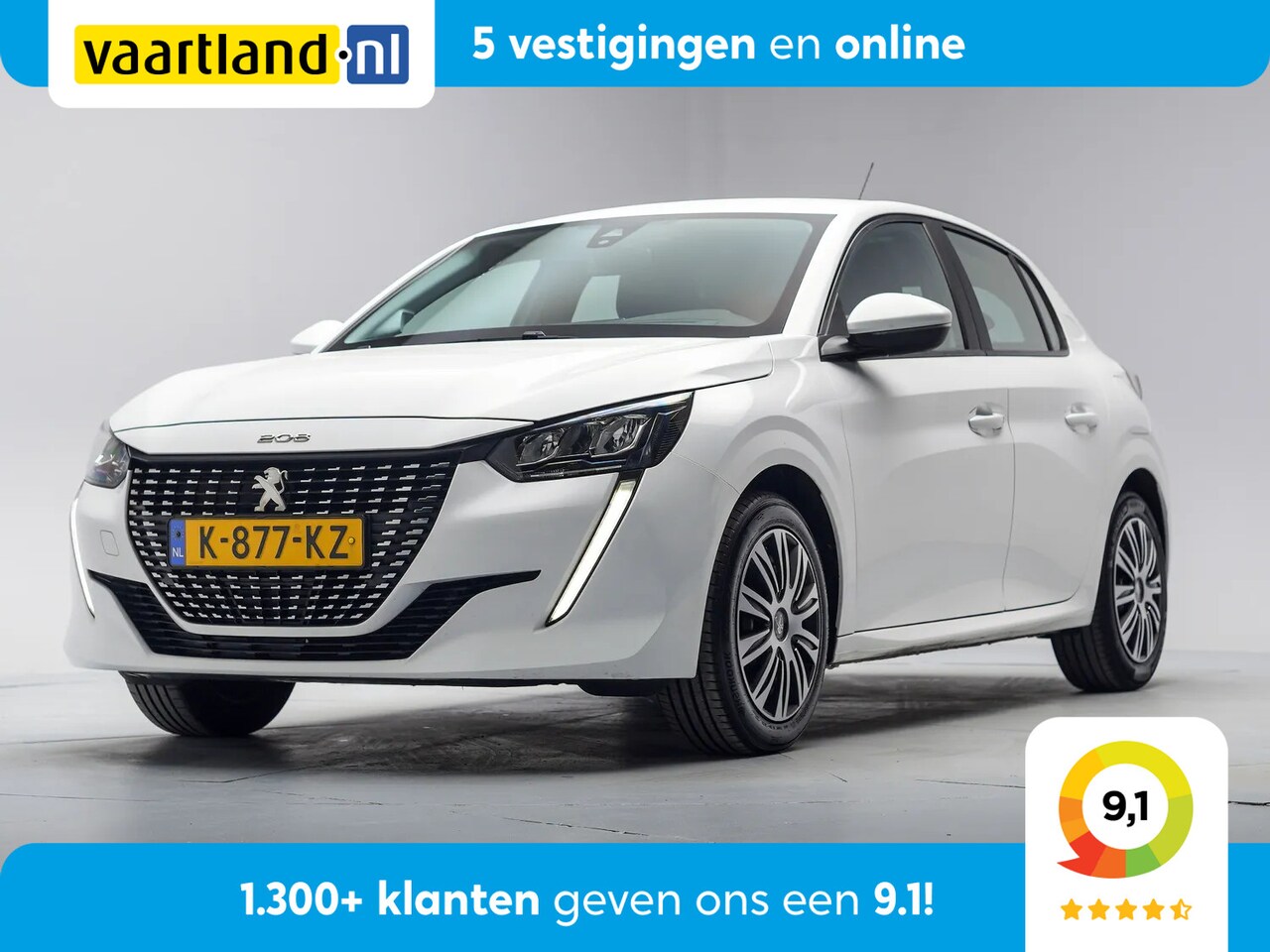 Peugeot 208 - 1.2 PureTech Active 5-drs [ LED Navi Apple/Android Cruise ] - AutoWereld.nl