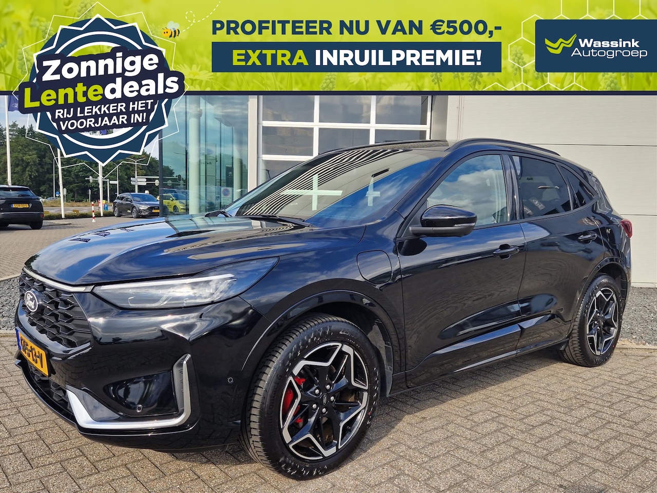 Ford Kuga - 2.5 PHEV 243pk e-CVT ST-Line X | WINTERSALE| Navigatie I Stoelverwarming I Stuurverwarming - AutoWereld.nl