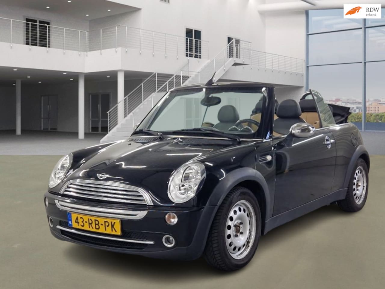MINI Cabrio - Mini 1.6 Cooper Chili AIRCO PSENSOR LEDER 2 X SLEUTELS - AutoWereld.nl