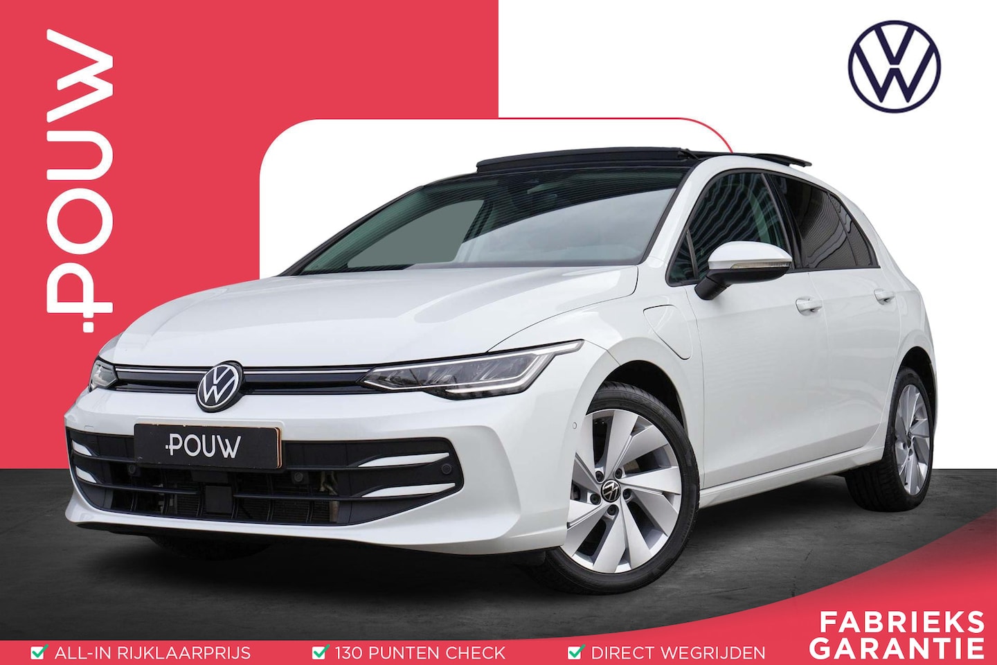 Volkswagen Golf - 1.5 eHybrid 204pk Life Edition | SoH 100% | Elektrisch schuif/kanteldak | Trekhaak Wegklap - AutoWereld.nl