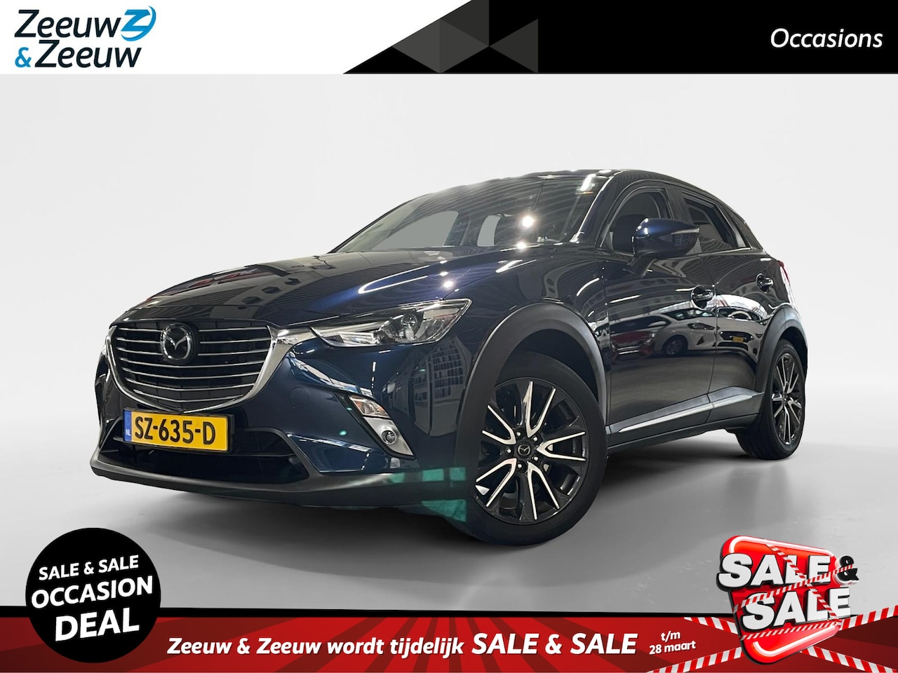 Mazda CX-3 - 2.0 SkyActiv-G 120 GT-M | Trekhaak | Camera | Navi | Stoel- stuurverwarming - AutoWereld.nl