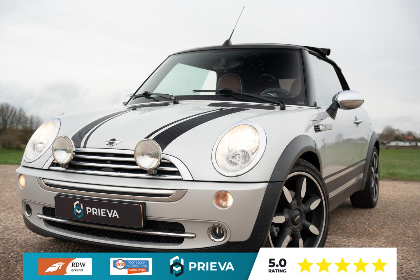 MINI Cabrio - 1.6 Cooper Automaat | Leder | Stoelverwarming | Cabrio ☀️ - AutoWereld.nl