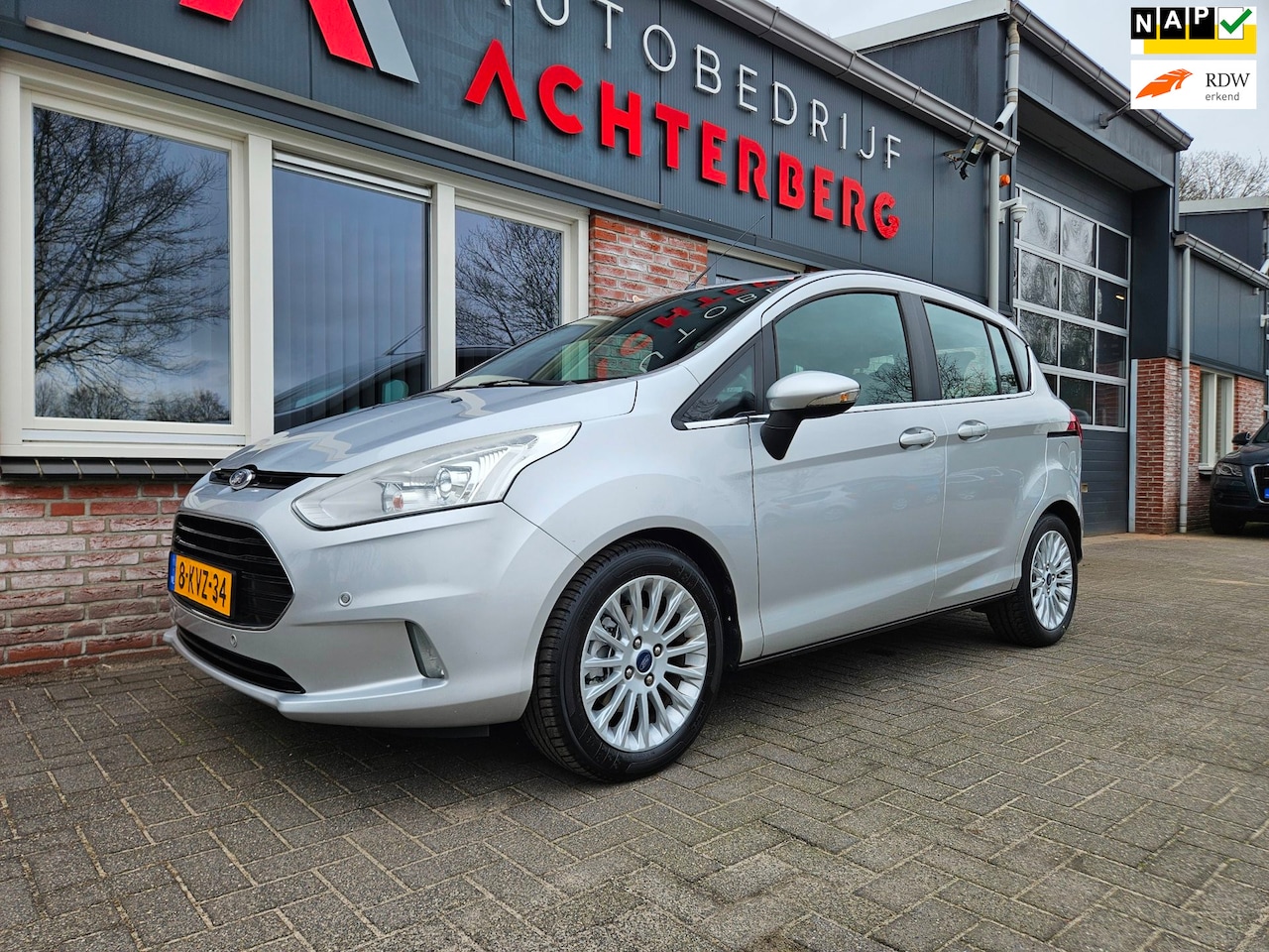 Ford B-Max - 1.0 EcoBoost Titanium Trekhaak! PDC! Dealer Onderhouden! Camera! Nette Auto! - AutoWereld.nl