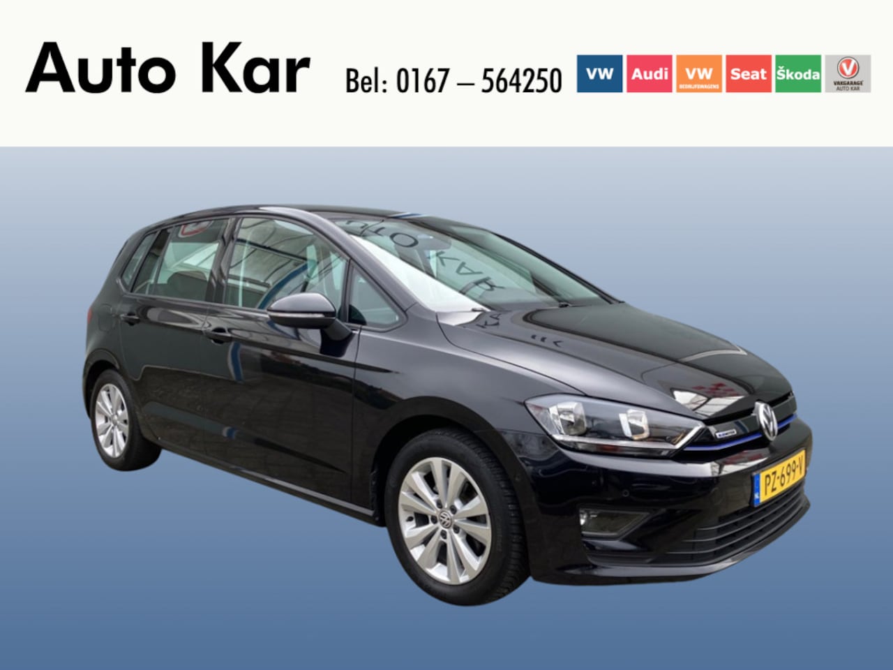 Volkswagen Golf Sportsvan - 1.0 TSI 115 pk. DSG automaat Comfortline Navigatie Parkeersensoren Trekhaak - AutoWereld.nl
