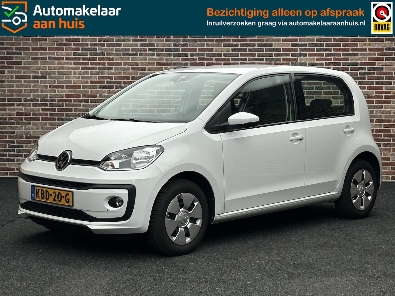 Volkswagen Up! - 1.0 Stoelverwarming Airco Led ZUINIG! - AutoWereld.nl