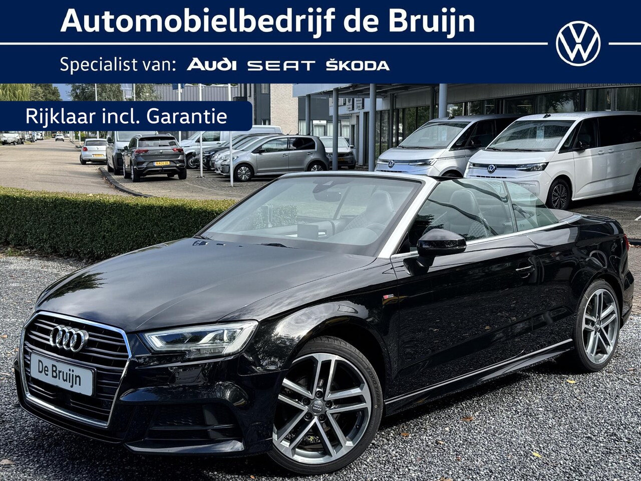 Audi A3 Cabriolet - 1.5 TFSI 150pk Aut. S-Line (Leder,Camera,Virtual,Carplay,Clima,Acc) - AutoWereld.nl
