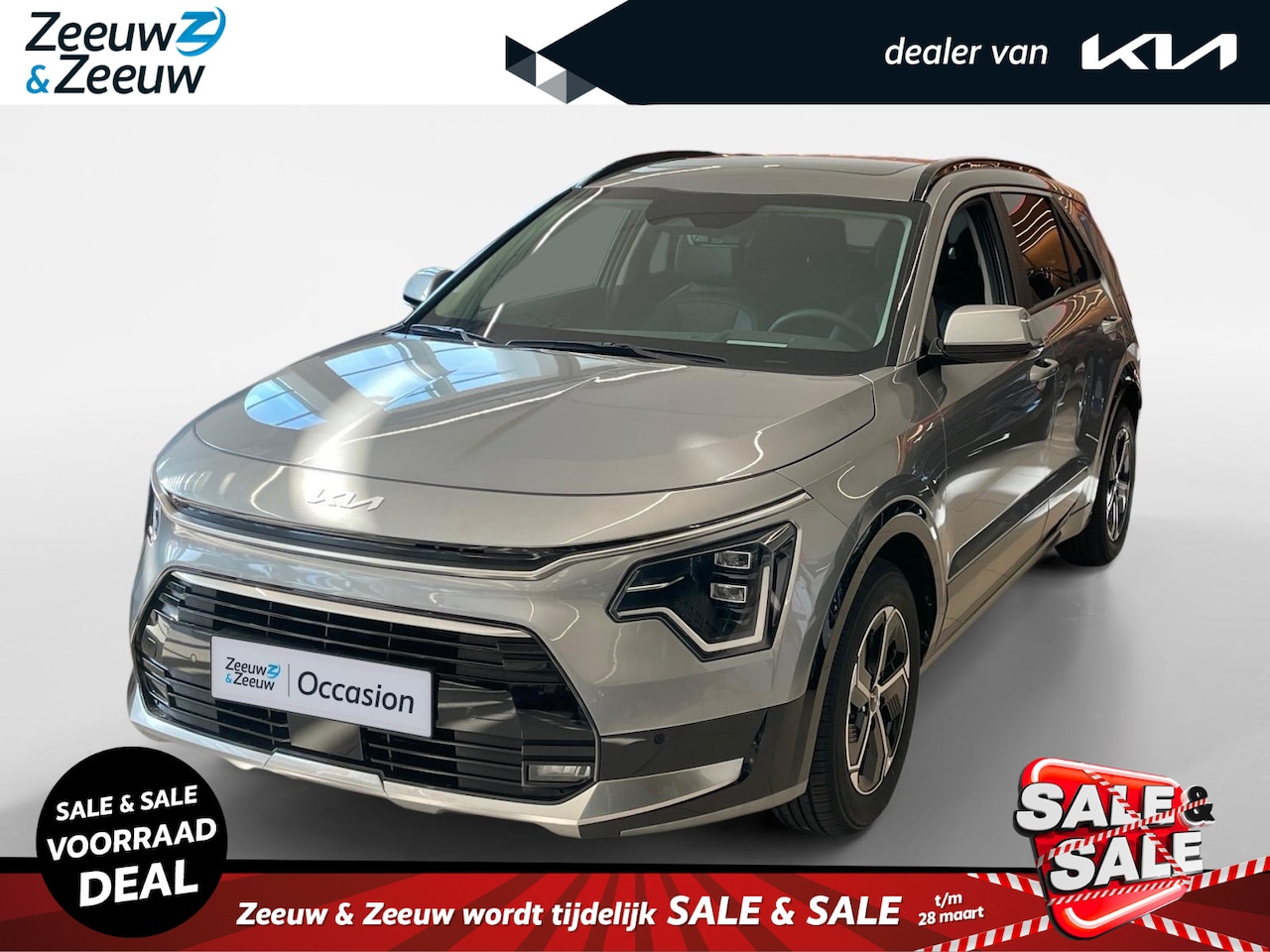 Kia Niro - 1.6 GDi Hybrid DynamicPlusLine | Airco | Navi | Camera | Stoelverwarming | Stuurverwarming - AutoWereld.nl