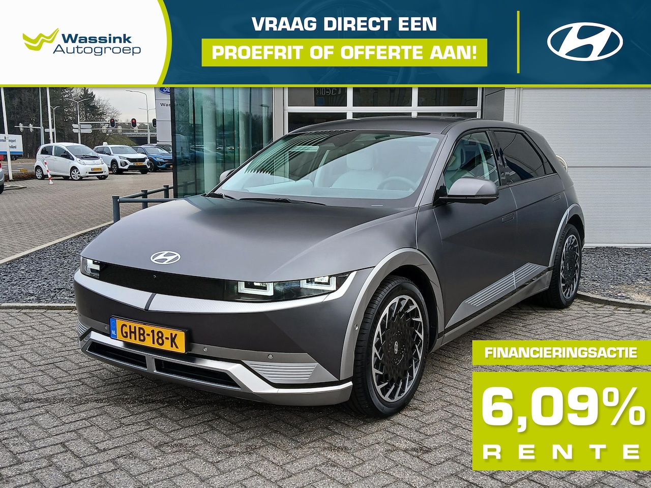 Hyundai IONIQ 5 - 77,4 kWh 229pk RWD Lounge | Stoelventilatie | Stoel & Stuurverwarming | Warmtepomp | V2L | - AutoWereld.nl
