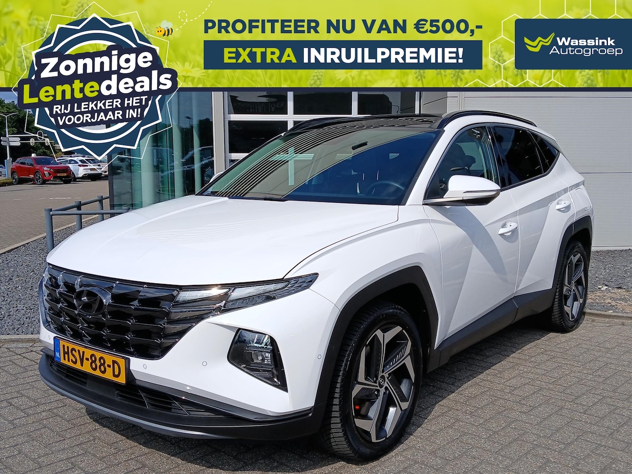 Hyundai Tucson - 1.6 T-GDi PHEV 265pk AWD Premium Sky I Wintersale | Winterpack I Stoelventilatie I Trekhaa - AutoWereld.nl