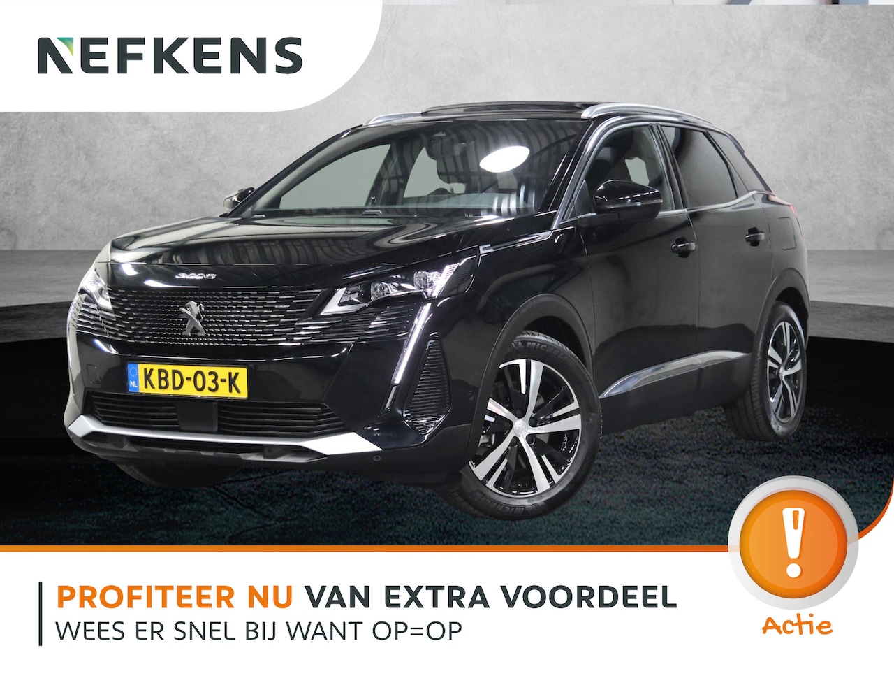 Peugeot 3008 - 1.6 HYbrid 225PK GT | 1ste eigenaar | AUTOMAAT | Navigatie | Schuifkanteldak | Dodehoekdet - AutoWereld.nl