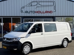 Volkswagen Transporter - 2.0 TDI 81KW 110PK L2H1 DC DUBBELE CABINE EURO 6 AIRCO/ NAVIGATIE/ CRUISE CONTROL/ 100% DE