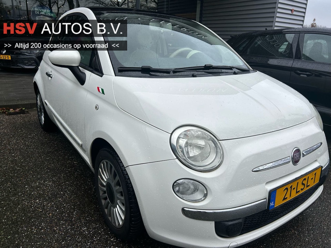 Fiat 500 - 1.2 Lounge navi automaat panodak camera org NL - AutoWereld.nl